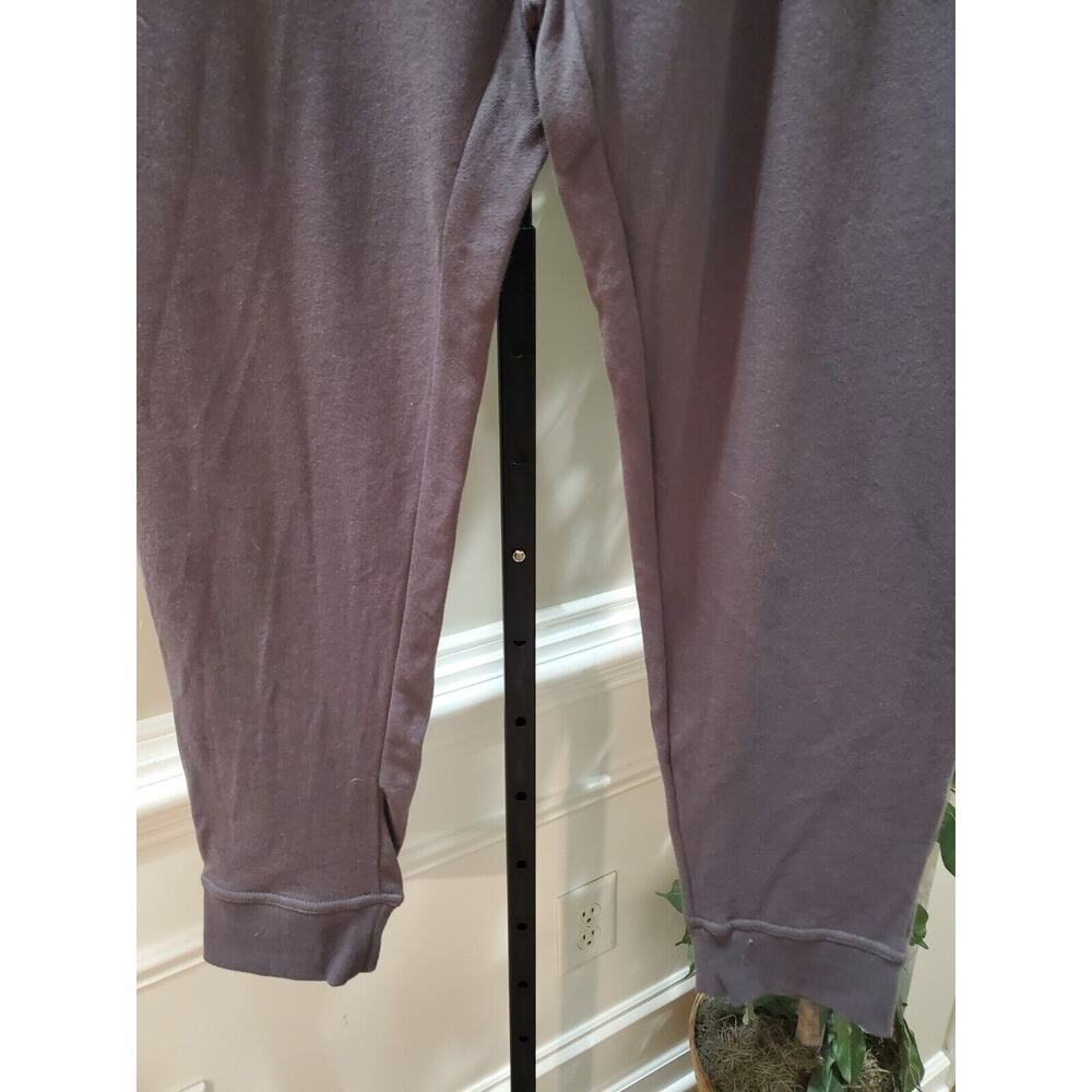 Mono B Women's Gray Pleated Elastic Waist Drawstring Tapered Leg Sweatpants‎ - Picture 3 of 13